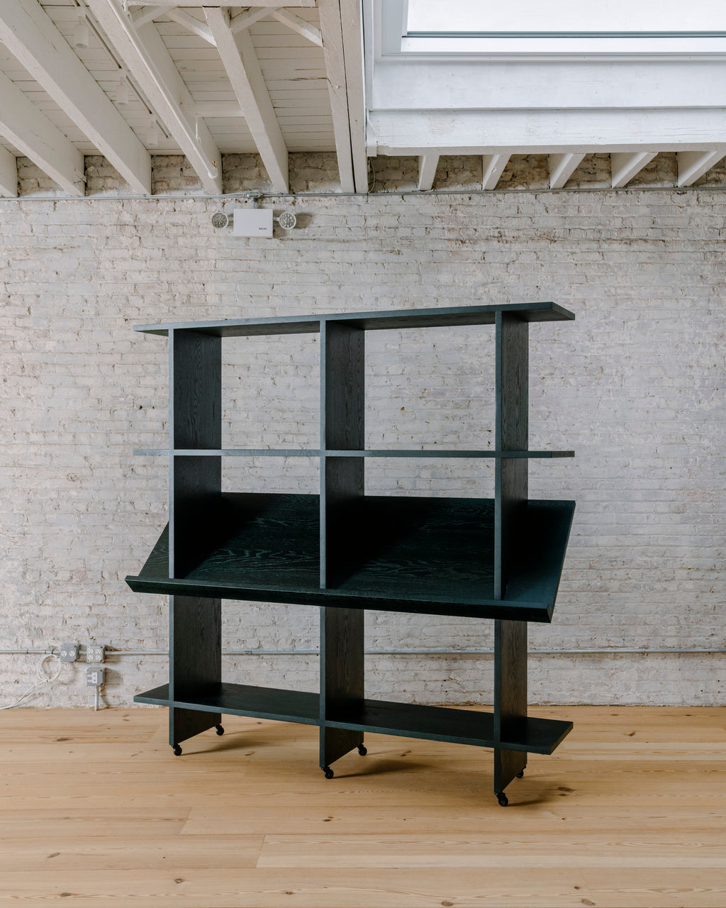 Domino Bookshelf Ash Angle 1