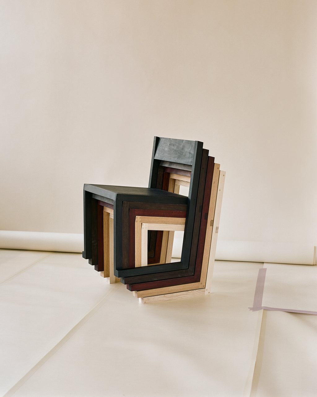Stacking Chair Ash Stack Context 1
