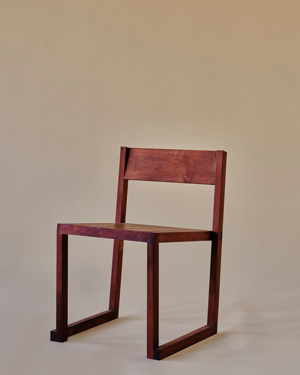 Stacking Chair Beetroot Side 1